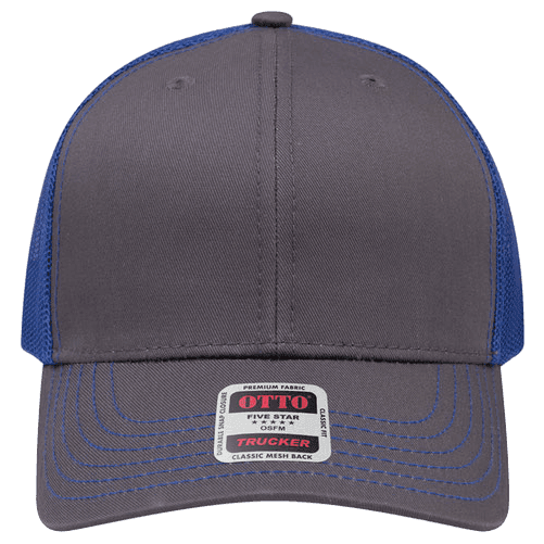 Charcoal Gray / Royal Blue
