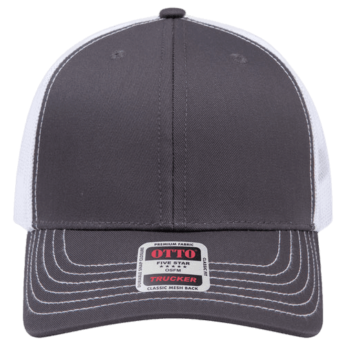 Charcoal Gray / White