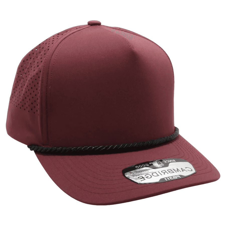 Burgundy / Black